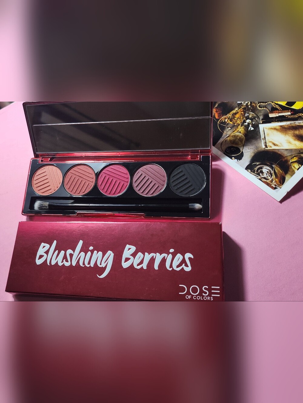 Dose of Colors Blushing Berries Palette — Pink, Mauve & Black Shades